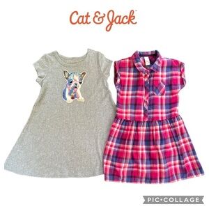 Cat & Jack girls dress bundle size 6